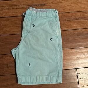 JCrew cotton embroidered shorts